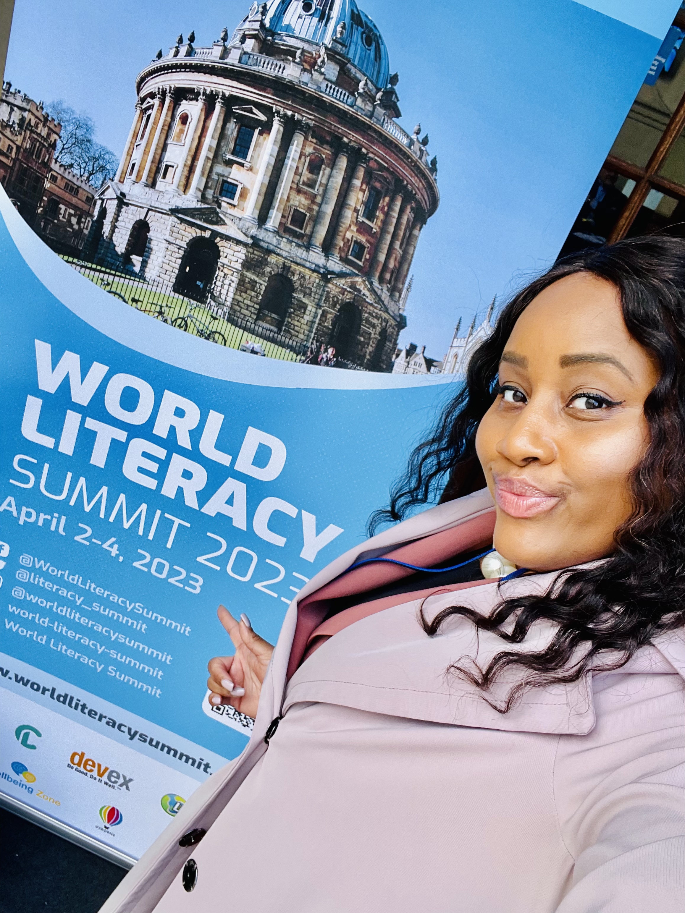 Dr. Patriann Smith presenting at the World Literacy Summit, Oxford, United Kingdom