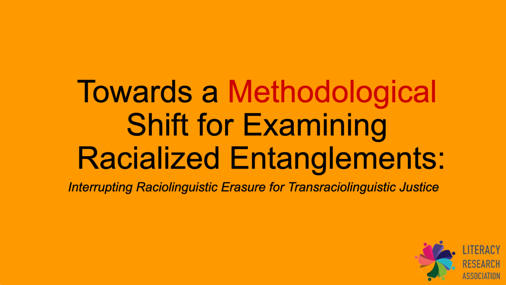 Dr. Patriann Smith's presentation at the Literacy Research Association Conference (2023)